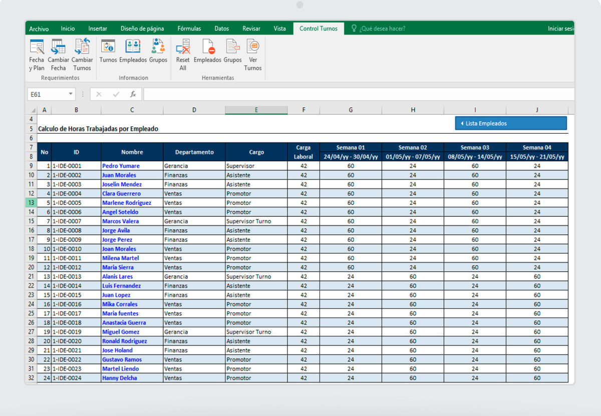 Pack Gestión De Recursos Humanos Plantillas De Excel Para Rrhh 4724