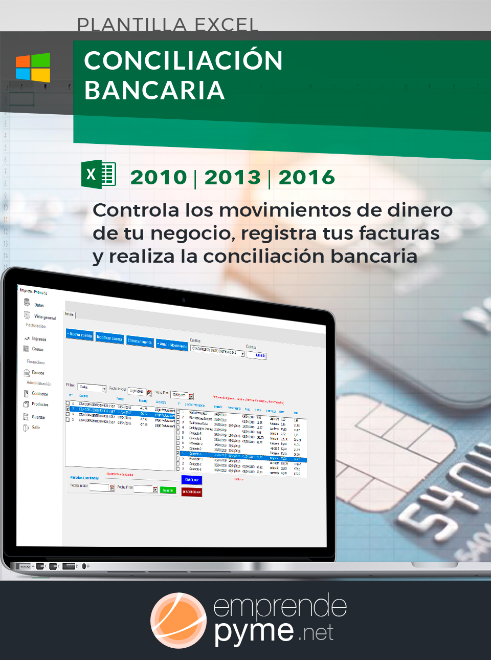 Sistema Excel para conciliar bancos